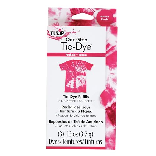 Tulip One-Step Tie-Dye Kit Refill Pack - Fuchsia Dye (3 Pack)