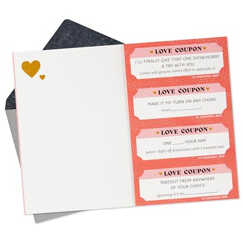 Hallmark Valentine's Day Love Coupons Card for Couples