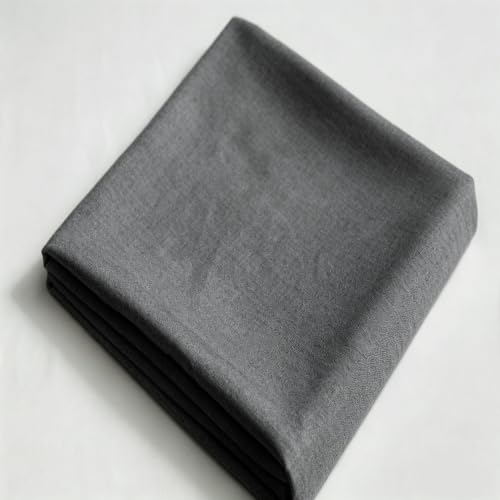 JUWENIN Premium Hotel Flat Sheet - Soft Microfiber Twin Size, Dark Grey