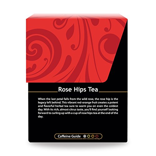 Buddha Teas Organic Rose Hips Herbal Tea - Caffeine Free, Loose Leaf, 100% Organic