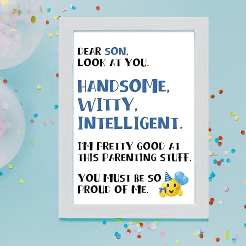 Funny Birthday Card for Son | Humorous Card for Adult Son