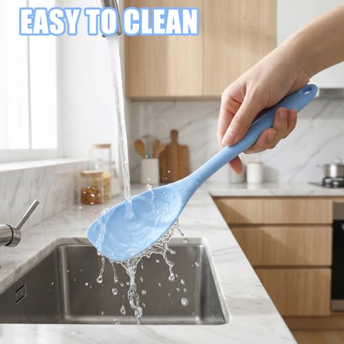 Heat Resistant Silicone Spoon Spatula - 600°F Non-Stick Kitchen Utensil