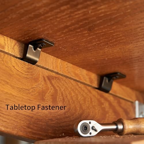 Black Z Clips Table Top Fasteners - 40 Pack Heavy Duty Metal