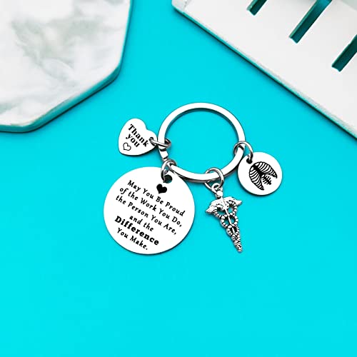 Radiology Technician Appreciation Gift Keychain for Radiologist Tech Week
