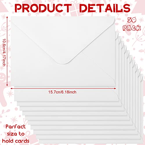 50 Christmas Gift Certificate Sets with Matching Envelopes - Double Sided Holiday Cards