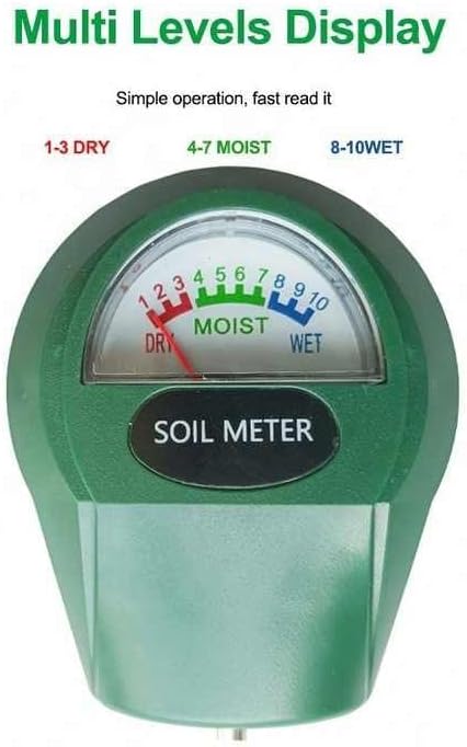 Skiennix Moisture Meter - Indoor & Outdoor Plant Soil Hygrometer Sensor | No Battery Needed