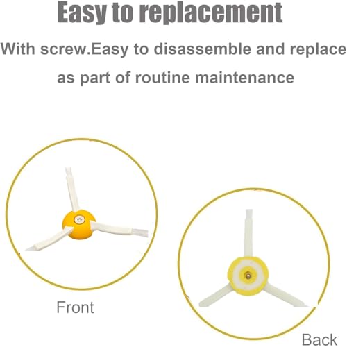 10-Pack Side Brush Replacement for iRobot Roomba 600, 700, 800, 900 Series