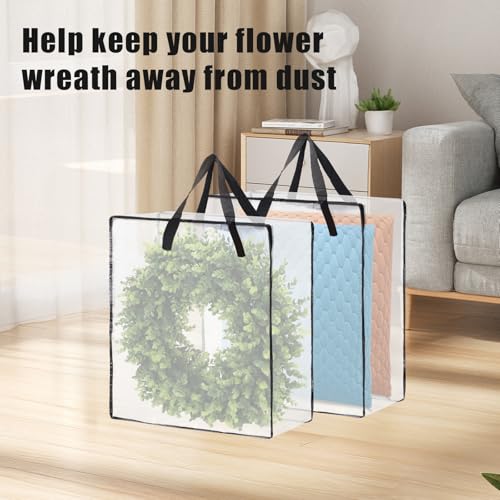 EverPetal 2-Pack 26-Inch Wreath Storage Bags - 95L Capacity