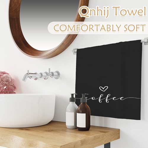 Decorative Coffee Bar Towel Set - 16x24 Inch Kitchen & Home Decor