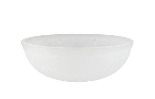 Aspen Creative 23120-11 Frosted Transitional Replacement Glass Shade for Medium Base Socket Torchiere Lamp, Swag Lamp, Pendant, 1 Light Wall Sconce & Island Fixture, 9-7/8" Diameter x 3-1/2" Height