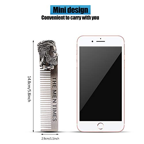 YUYTE Portable Beard Comb and Mustache Grooming Tool