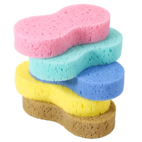 5 Pack Large Car Wash Sponges - Extra Thick & Gentle Cleaning