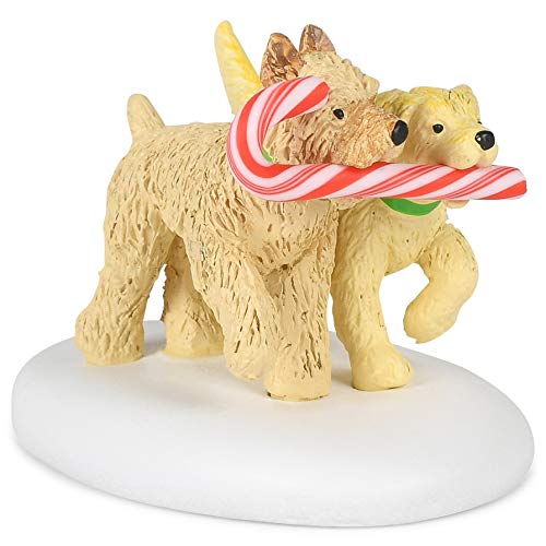 Department 56 Village Collection Accessories Peppermint Pups Figurine, 1.375 Inch, Multicolor