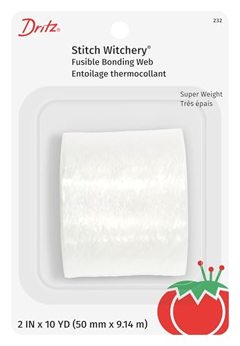 Dritz Stitch Witchery Fusible Bonding Web Super Weight 2 x 10 Yards