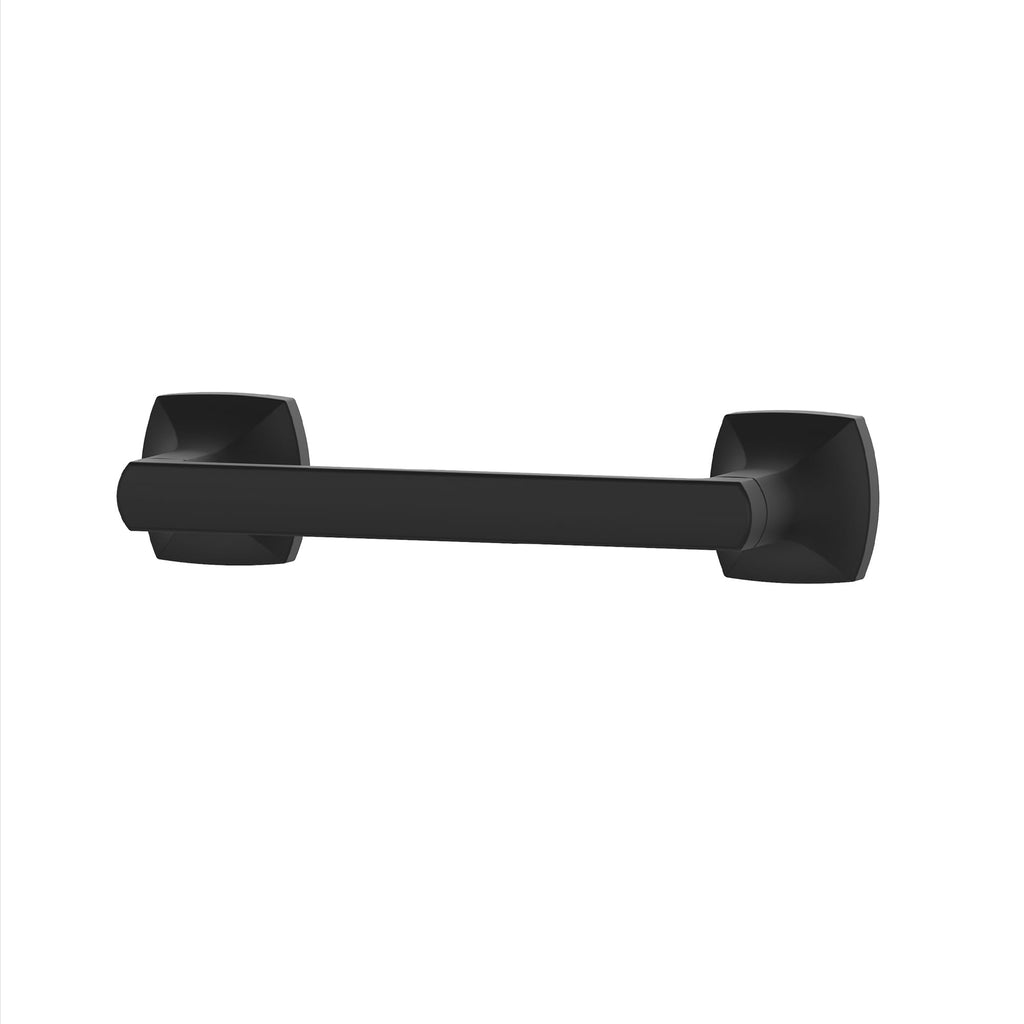 Pfister Vaneri Toilet Paper Holder, Bathroom Tissue Roll Holder, Wall-Mounted, Screw-In, Matte Black Finish, BPHVRI0B