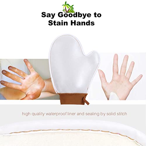 Sanfery Self Tanner Mitt Applicator - Velvet Soft Streak-Free Tanning Glove