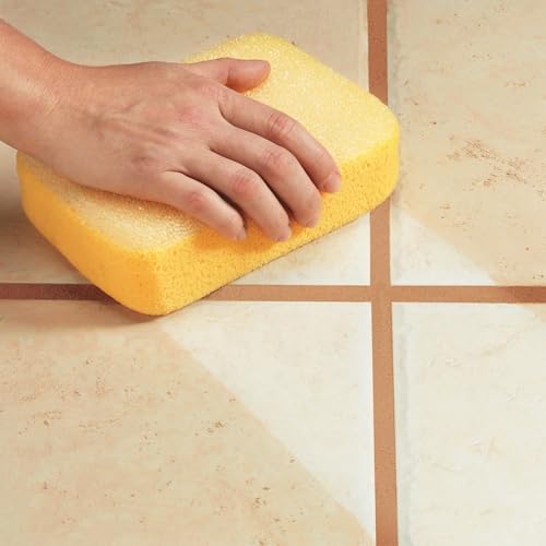 QEP Heavy-Duty Grout & Tile Cleaning Sponge 7.5 x 5.25 Inch