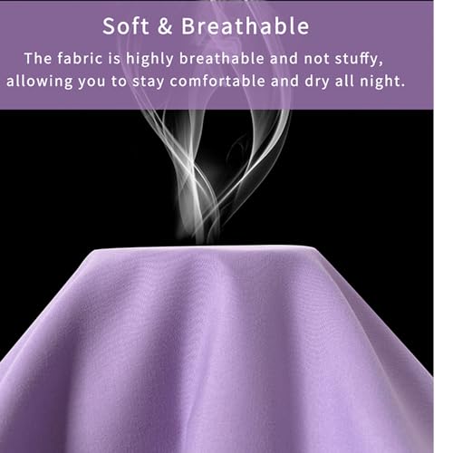 NookZuzu Light Purple Pillow Covers, 2-Pack Standard Size 20x26 Microfiber