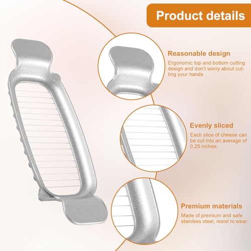 Vunpok Stainless Steel Butter Slicer - Ergonomic Multi-Use Cutter