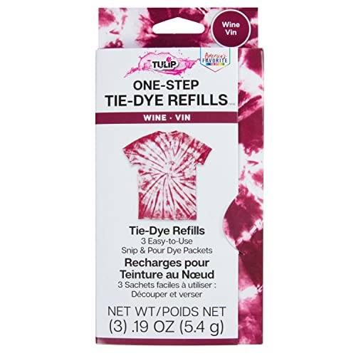 Tulip One-Step Tie-Dye Kit with 3 Refill Packs - Wine Color