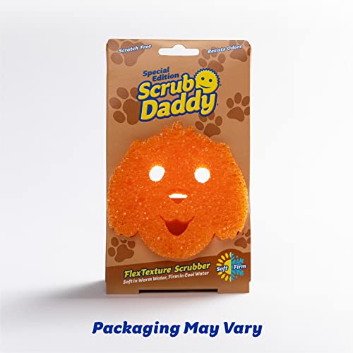 Scrub Daddy Pet Edition Scratch-Free Multipurpose Kitchen Sponge - BPA Free, Odor & Stain Resistant