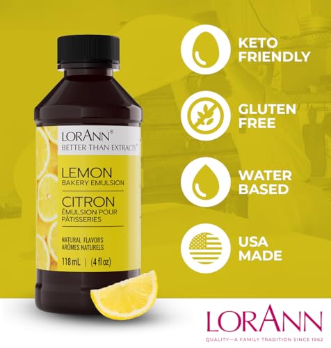 LorAnn Oils Lemon Bakery Emulsion Flavoring - 2 Fl Oz