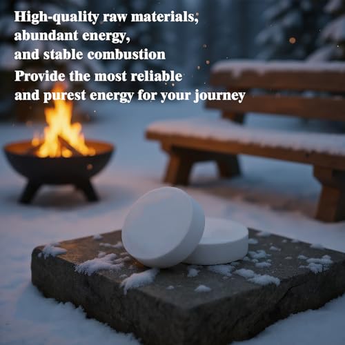 Solid Fuel Tablets for Campfire & BBQ - 20 Pcs Fire Starter