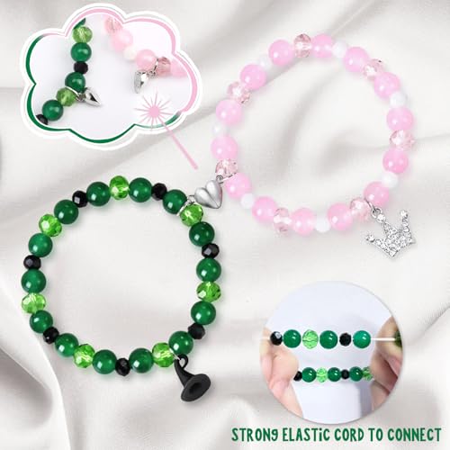 OFIHIDO Witch Bracelet Set for Girls and Adults - Halloween Costume Accessories - 3.5 Inch