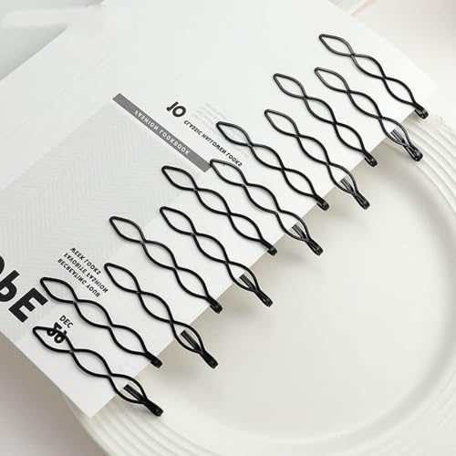 Black Bobby Pins 12 Pack Mini Vintage Hair Pins for Styling Updos