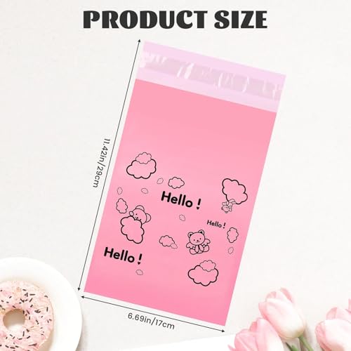 Jaarssho Pink Sanitary Disposal Bags - 100 Pcs Opaque Self-Sealing Pouches