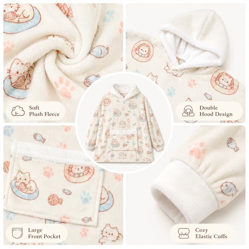 Matching Couples Pajamas Hoodies - Funny Two-Person Onesies in Beige