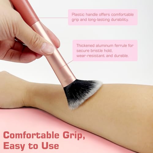 Brvlsoc Ultra Plush Face Powder Brush – Large Fluffy Makeup Brush