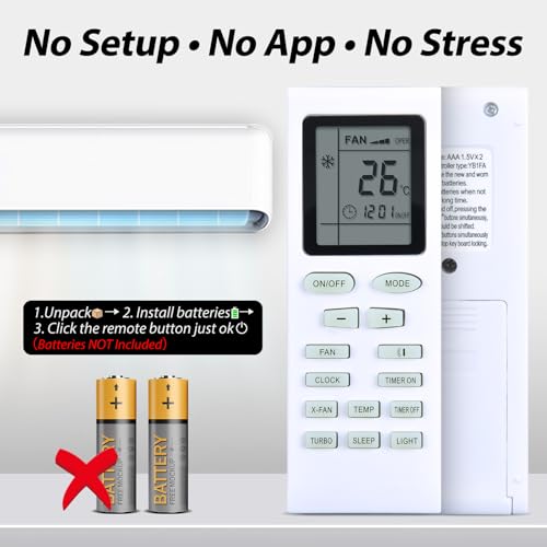 WDZP YB1FA Replacement Air Conditioner Remote Control for Inventor Gree Carrier Sinclair
