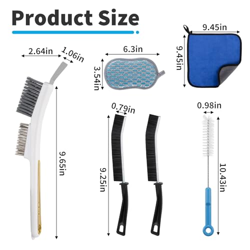 Toaster Cleaning Brush Set for 2 & 4 Slice Toasters & Ovens