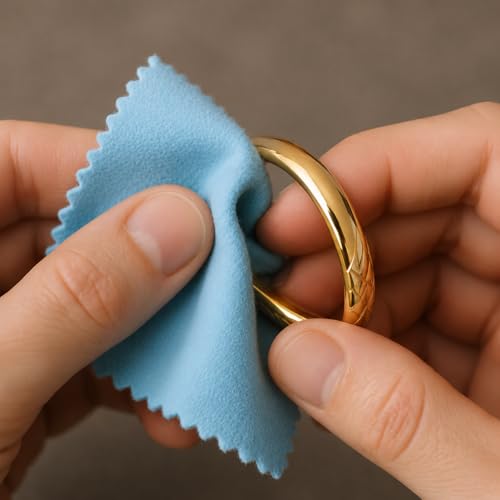 Howsehold Silver Polishing Cloths - Pack of 2 for Jewelry & Metal Care