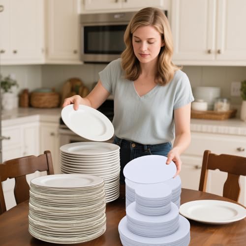 36 PCS Felt Plate Dividers for Cookware Storage - Washable & Reusable