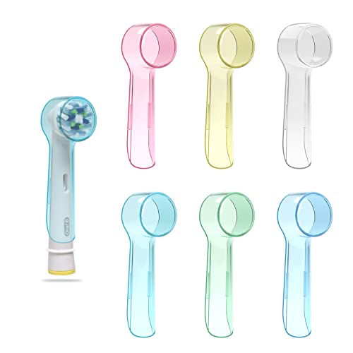 Nincha Toothbrush Head Covers for Oral-B, Pack of 6 Multi-Color Caps