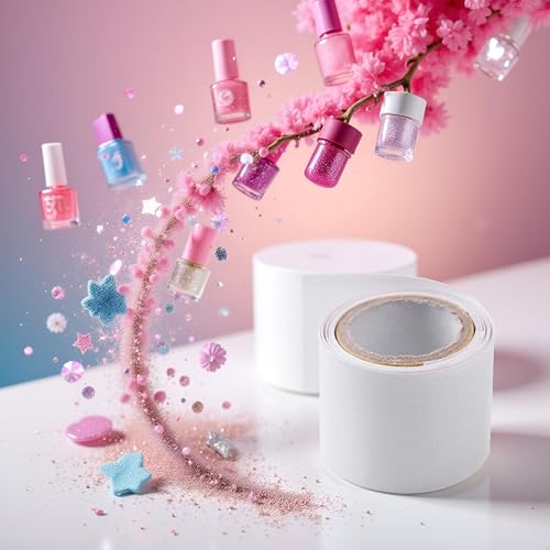 Juroicessry Self-Adhesive Fiberglass Nail Wrap for Acrylic & Gel