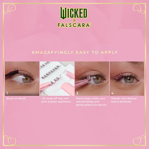 Falscara Wicked DIY Lash Extension Kit with Glitter Clusters and Bond