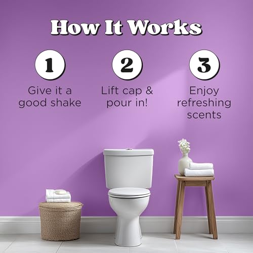 Poo-Pourri Lavender Vanilla Toilet Spray Refill 16 Fl Oz - Up to 800 Uses