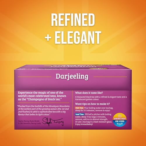 Twinings Darjeeling Black Tea - 300 Individually Wrapped Bags