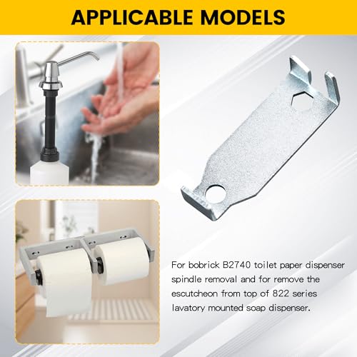 5-Pack Bobrick B2740 Toilet Paper Dispenser Key 822-25