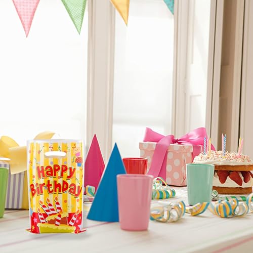 25 Pack Cartoon Birthday Party Favor Bags - Eco-Friendly Treat Bags