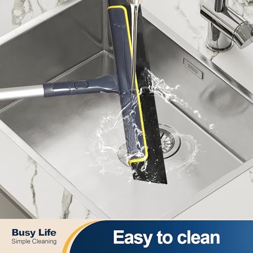 Yocada 51 Inch Floor Squeegee Broom with EVA Foam Blade