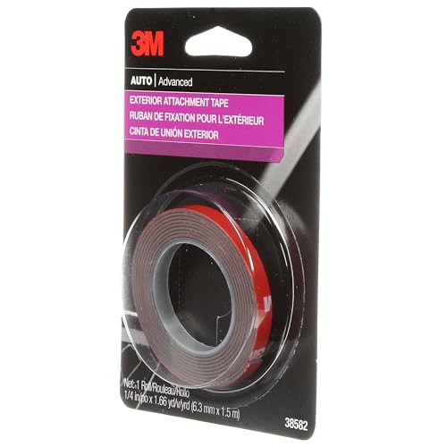 3M Heavy Duty Double-Sided Automotive Tape, 1/4 in x 5 ft, 24-Pack