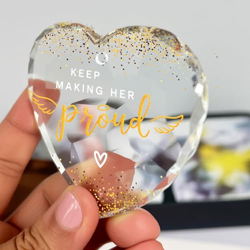 Memorial Glass Ornament for Loss of Loved One - Bereavement Gift