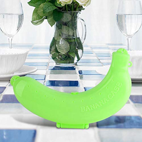 Portable Banana Protector Box - Lightweight Plastic Storage Case for Travel