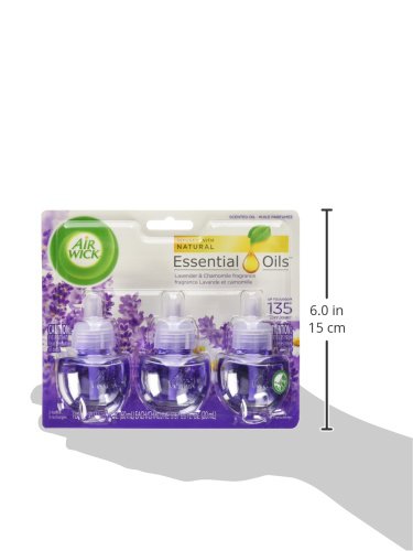 Air Wick Lavender & Chamomile Scented Oil Refill, 2.02 oz, 1 Pack
