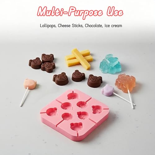 Animal Silicone Lollipop Mold - BPA-Free Non-Stick Candy Maker