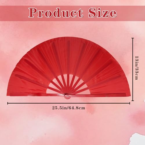 Large Folding Hand Rave Fan 13 Inch Clacking Fan for Music Festivals